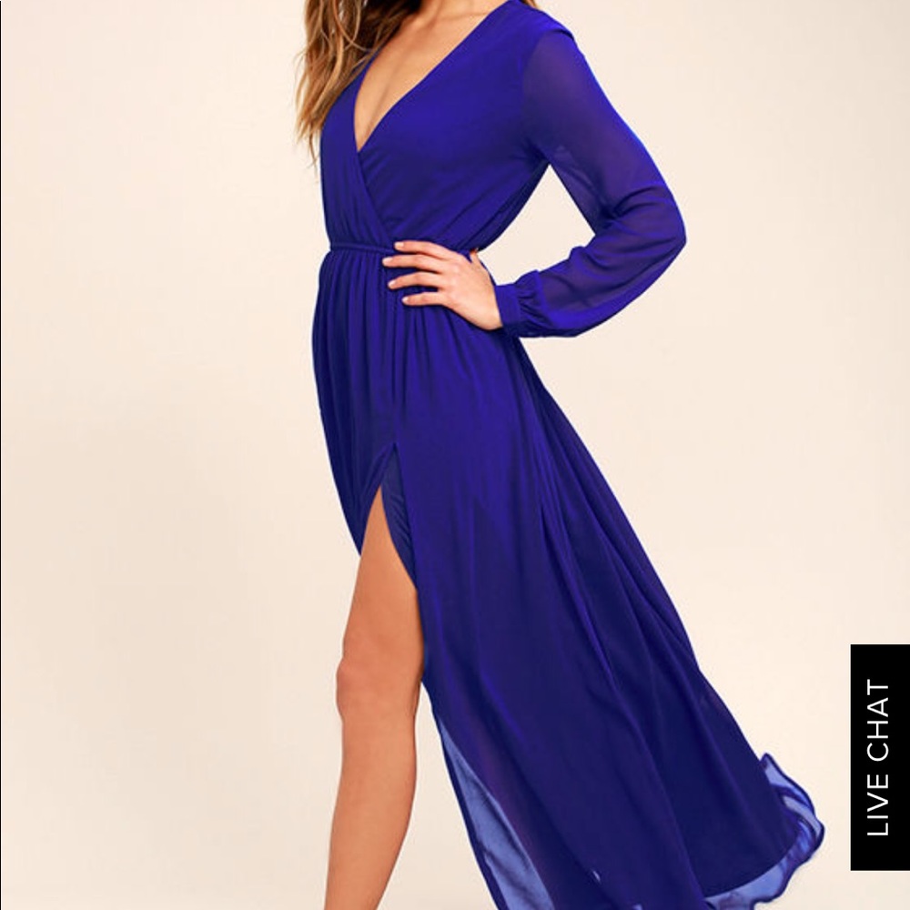 Royal Blue Maxi Dress